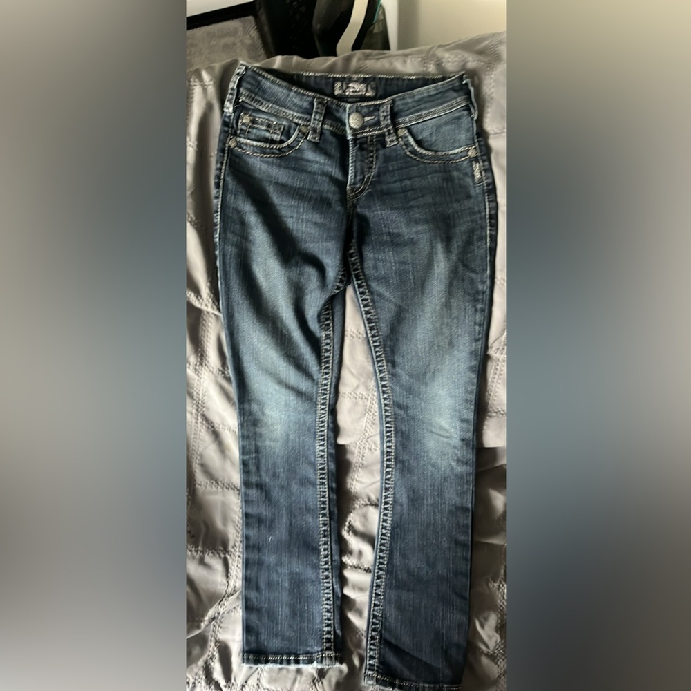 Silver Jeans Dark Blue Women's Skinny Jeans